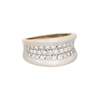 Ring mit Brillanten von ca. 1,2 ct,