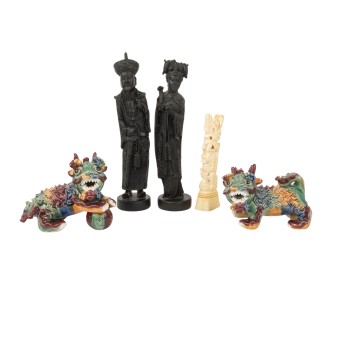 Konvolut ASIATIKA, 5-tlg.: