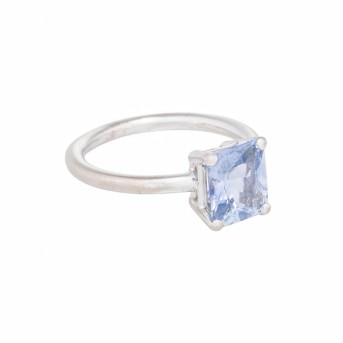 Ring mit Ceylon-Saphir, 1,50 ct (grav.), nicht erhitzt