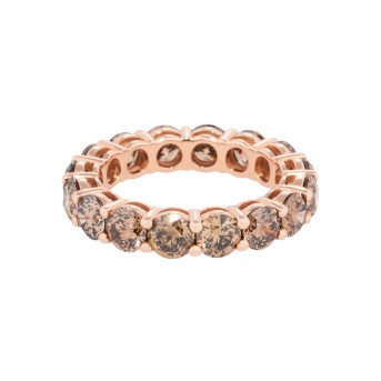 Memoirering mit 16 Diamanten im Brillantschliff