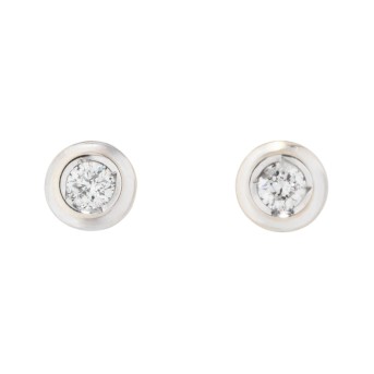 Paar Ohrstecker mit 2 Brillanten