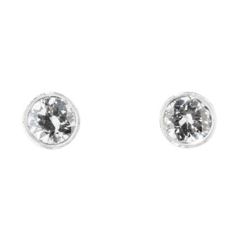 Paar Ohrstecker mit Brillanten, zus. ca. 0,5 ct,