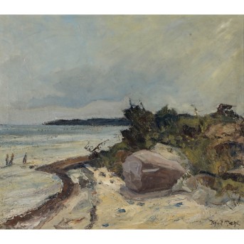 MAEHL, KNUD (1895-1959) "Strand an der Nordseeküste"