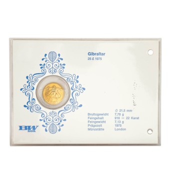 Gibraltar /GOLD - Elisabeth II. 25 Pounds 1975