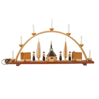 Schwibbogen mit Seiffener Kirche, 20. Jh.