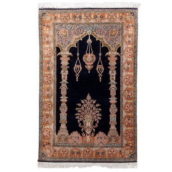 Orientteppich aus Seide. GHOM/IRAN, 2. Hälfte 20. Jh., 175x113 cm.