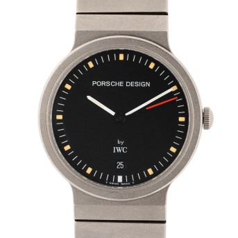 IWC Porsche Design Ultra Sportivo Armbanduhr Ref. 3335 mit Box und Papieren 1994.