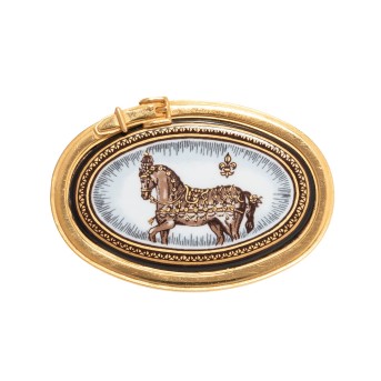 HERMÈS VINTAGE Brosche.