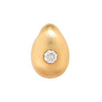 Drop pendant with brilliant-cut diamond,