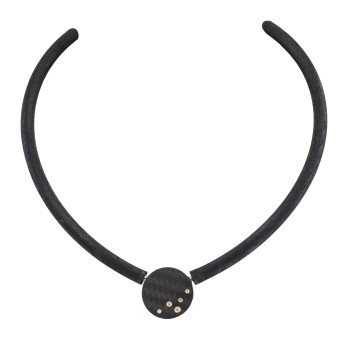 SCHWAB Carbon-Schließe mit Brillanten