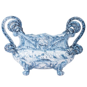 ALBISOLA, große Jardinière, 20. Jh.