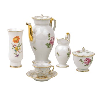 MEISSEN set of 6 service pieces, 20th century