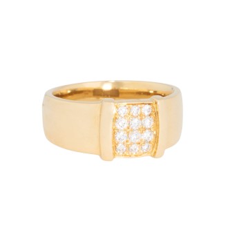 CÉDÉ CÉDÉ Ring mit 12 Brillanten, zus. ca. 0,3 ct,