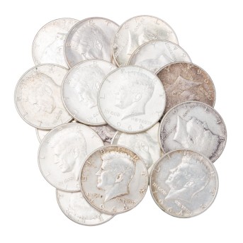 USA / SILVER - 16 x Half Dollar JFK 1964,