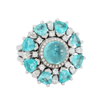 Extravaganter beweglicher Ring 