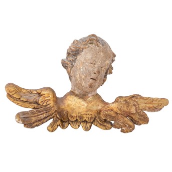 WINGED PUTTI HEAD,