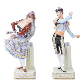 SCHIERHOLZ 'Spanish dancers' 20th century,