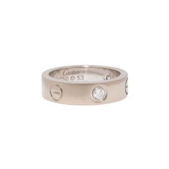 CARTIER Ring 'LOVE' mit 3 Brillanten