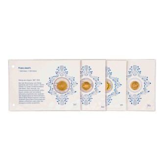 Österreich/Ungarn - GOLDlot, Franz Josef I. 4x Goldmünzen mit insg. ca. 15,6 g