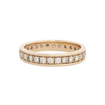 Memoire-Ring mit 28 Brillanten,