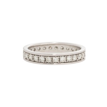 Memoire-Ring mit 27 Brillanten,