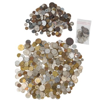 Konvolut Münzen aus aller Welt,