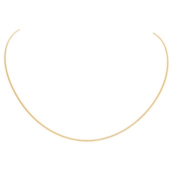 Armored chain, polished,