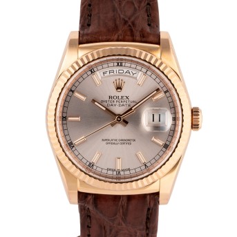 ROLEX ROLEX Day-Date 36 Ref 118135 Herrenuhr aus den 2010er Jahren.