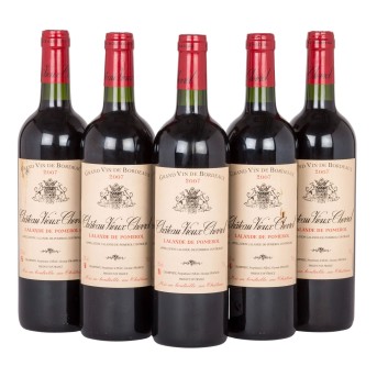 2007 CHÂTEAU VIEUX CHEVROL Lalande-de-Pomerol 5 bottles,