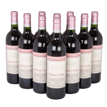 1996 CHÂTEAU YVELINE Lalande-de-Pomerol 10 bottles,