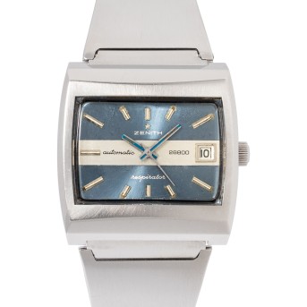 ZENITH Vintage Respirator 28800 Automatic Herrenuhr Ref. PI 6680-3, ca. 70er Jahre.