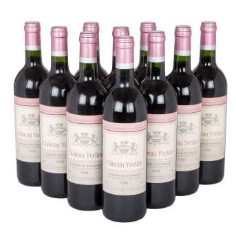 1998 CHÂTEAU YVELINE Lalande-de-Pomerol 10 bottles,
