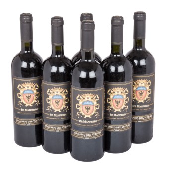 1998 AGLIANICO DEL VULTURE Re Manfredi 6 bottles,