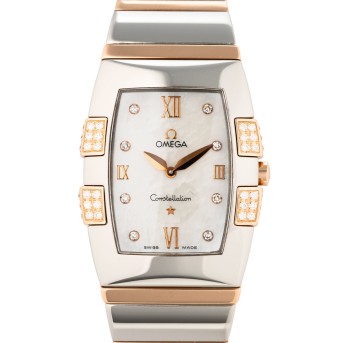 OMEGA OMEGA Constellation Quadrella 'MOP Dial' Ref 1286.75.00 Damenuhr aus den 2000er Jahren.