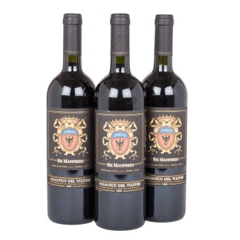 1999 AGLIANICO DEL VULTURE Re Manfredi 3 bottles,