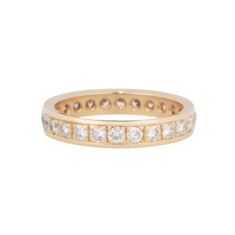 Memoire Ring mit Brillanten,