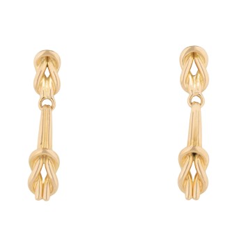 Paar Ohrhänger 'Knoten',