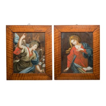 HINTERGLASMALER "Mariä Verkündigung"