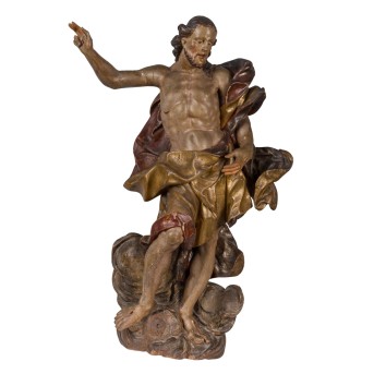 Umkreis von MATTHIAS FALLER (1707-1791) "Christus als Auferstandener"