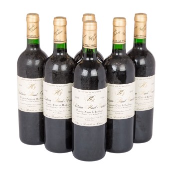 2000 CHÂTEAU HAUT-GAUDIN Premières Côtes de Bordeaux 6 bottles,