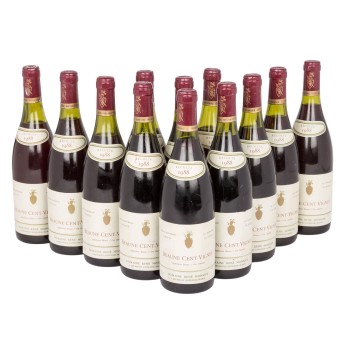 1988 BEAUNE 1ER CRU CENT VIGNES Domaine René Monnier 12 bottles,