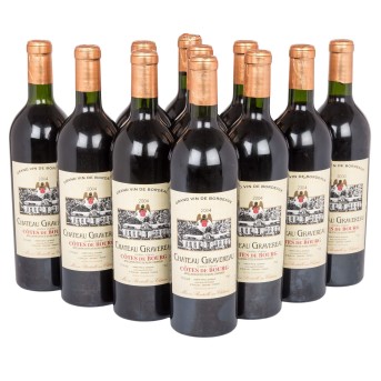 2004 CHÂTEAU GRAVEREAU Côtes de Bourg 11 bottles,