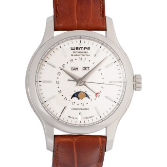 WEMPE Zeitmeister Klassik Ref. WM350001 Herrenuhr mit Mondphase, Box und Papiere 2023.