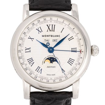 MONTBLANC MONTBLANC Star Quantieme Complet Ref 108736 Herrenuhr von 2014 mit Papieren.