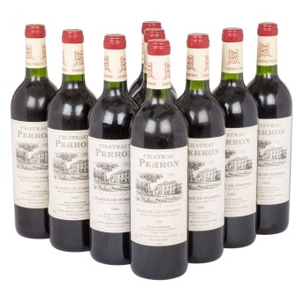 1999 CHÂTEAU PERRON Lalande-de-Pomerol 9 bottles