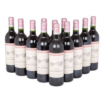 1996 CHÂTEAU LES CHAPELLES Montagne Saint-Émilion 12 bottles
