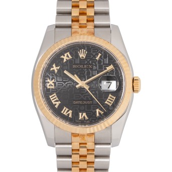 ROLEX Datejust 36 "Jubilee" Ref. 116233 Armbanduhr, Ungetragen, Full Set 2007.