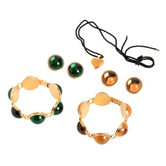 LALIQUE VINTAGE Modeschmuck Konvolut.