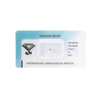 Loser Brillant von 0,35 ct,