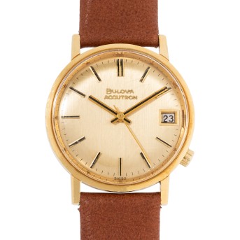 BULOVA Accutron vintage tuning fork watch ref. 686, box and papers 1971.